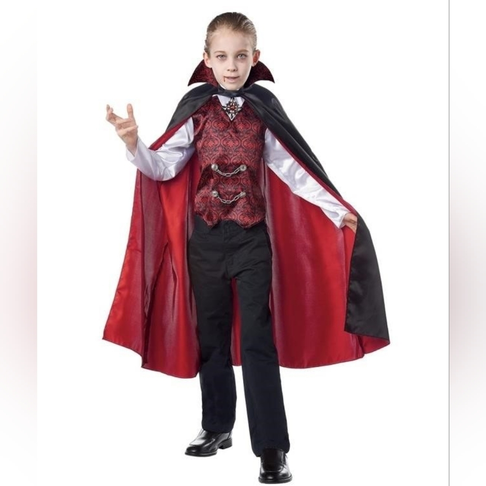 Kids Vampire Costume with Cape